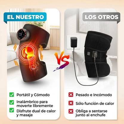 Rodillera térmica con masaje