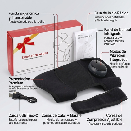 Rodillera térmica con masaje