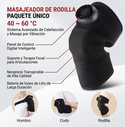 Rodillera térmica con masaje